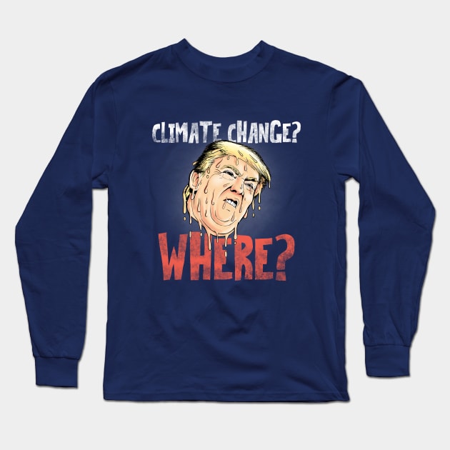 Climate change Long Sleeve T-Shirt by Cromanart